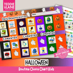 Digital Downloads HALOWEEN Routine Chart