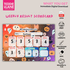 Digital Downloads HALOWEEN Routine Chart