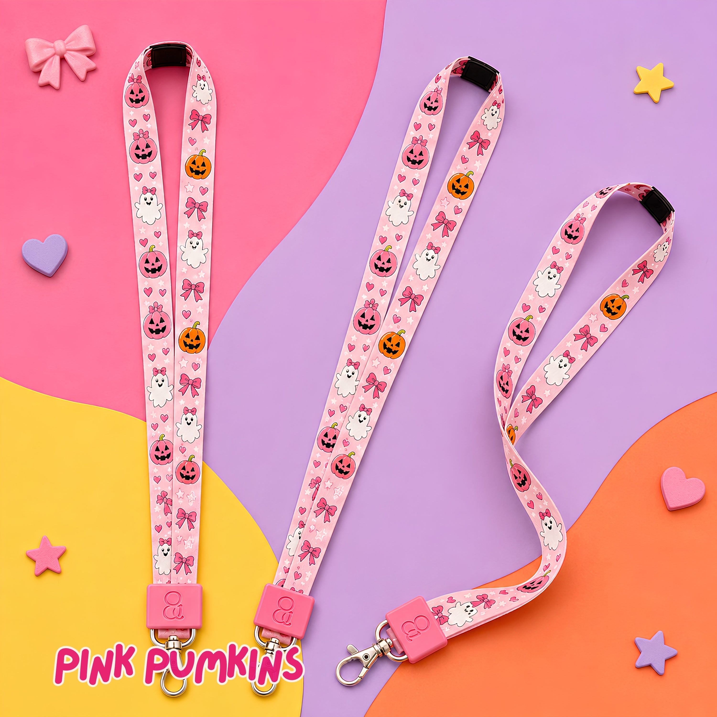 Pink Pimkins HALOWEEN Lanyards