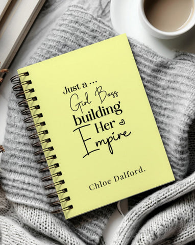 Just A Girl Building Her Empire Planner/Journal  A4/A5