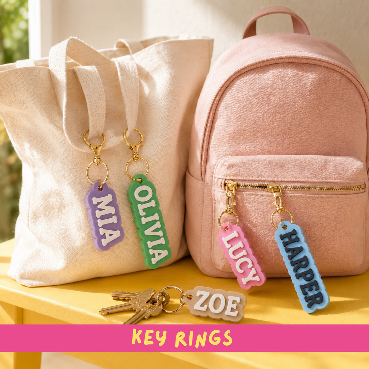 Custom Key Ring Name