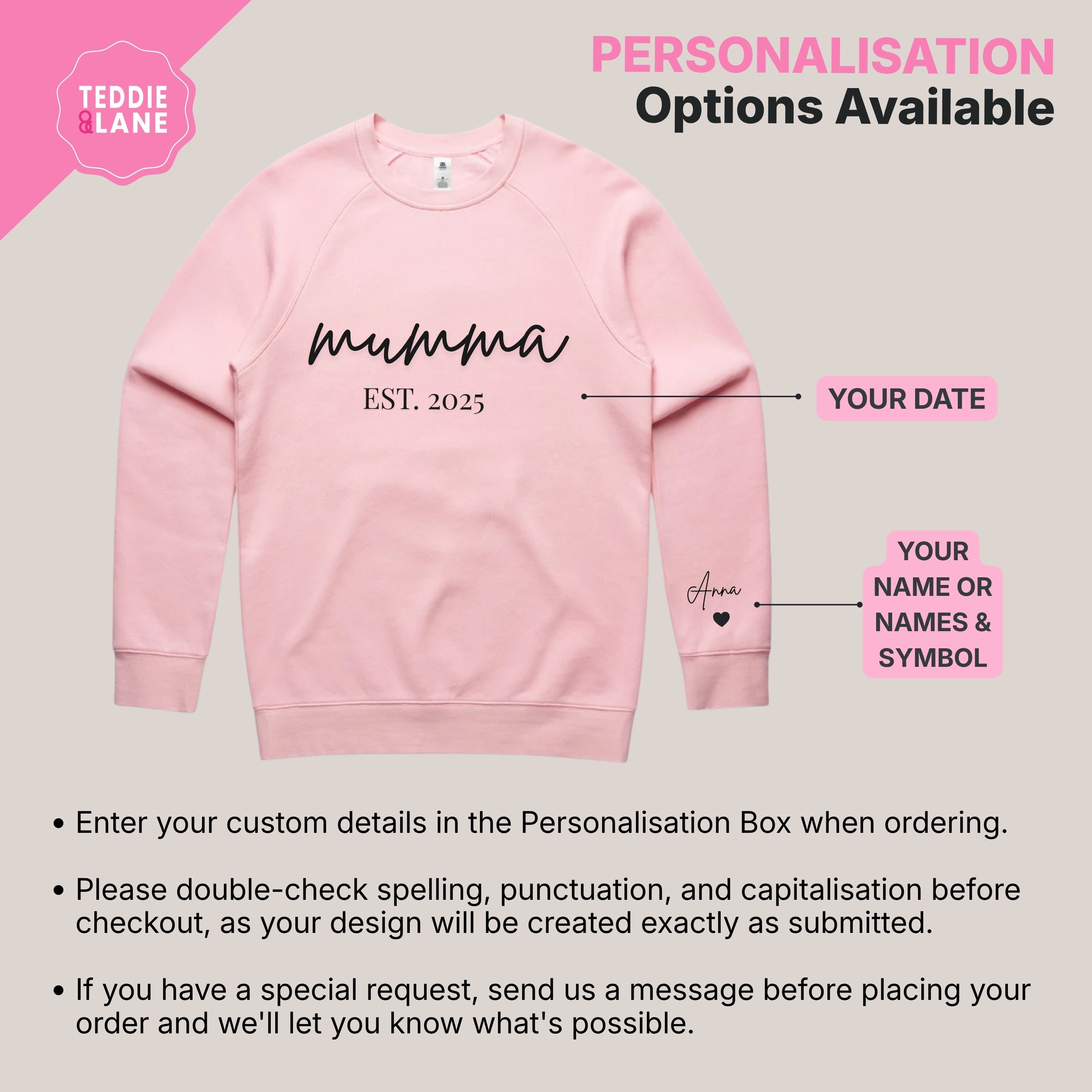 Mumma Since Crewneck Unisex