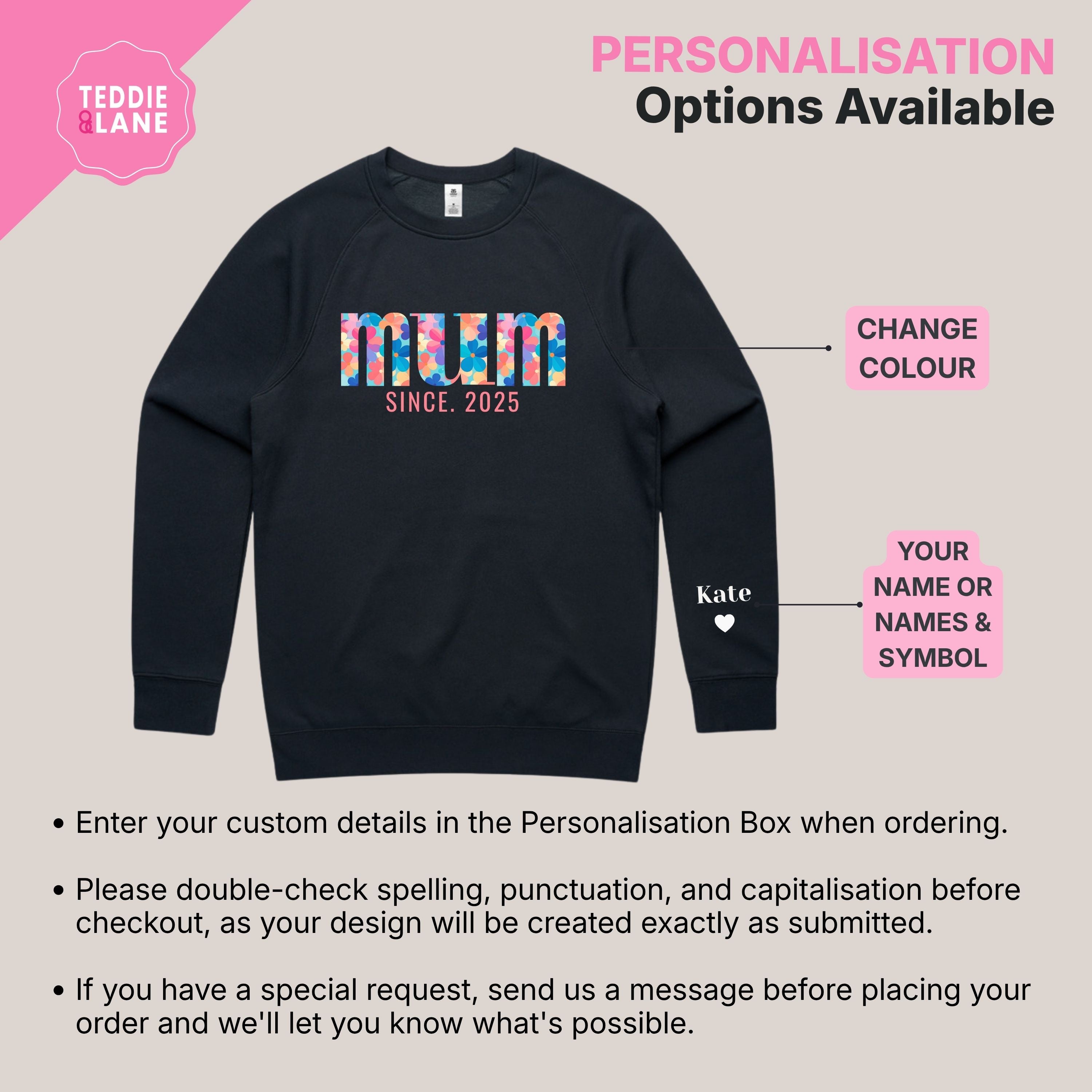 MUM Since Crewneck Unisex
