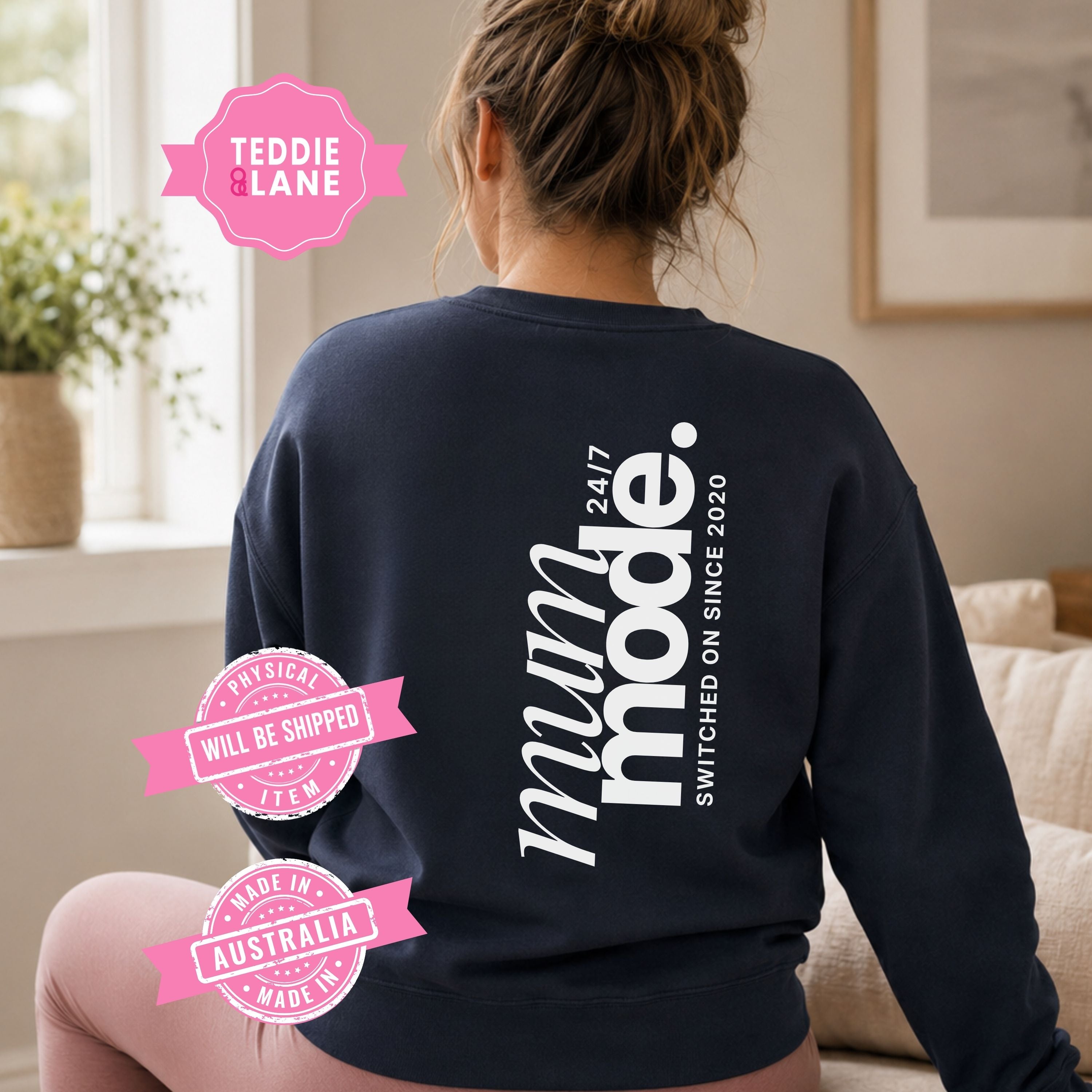 MUM Mode Crewneck Unisex (back)