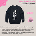 MUM Mode Crewneck Unisex (back)