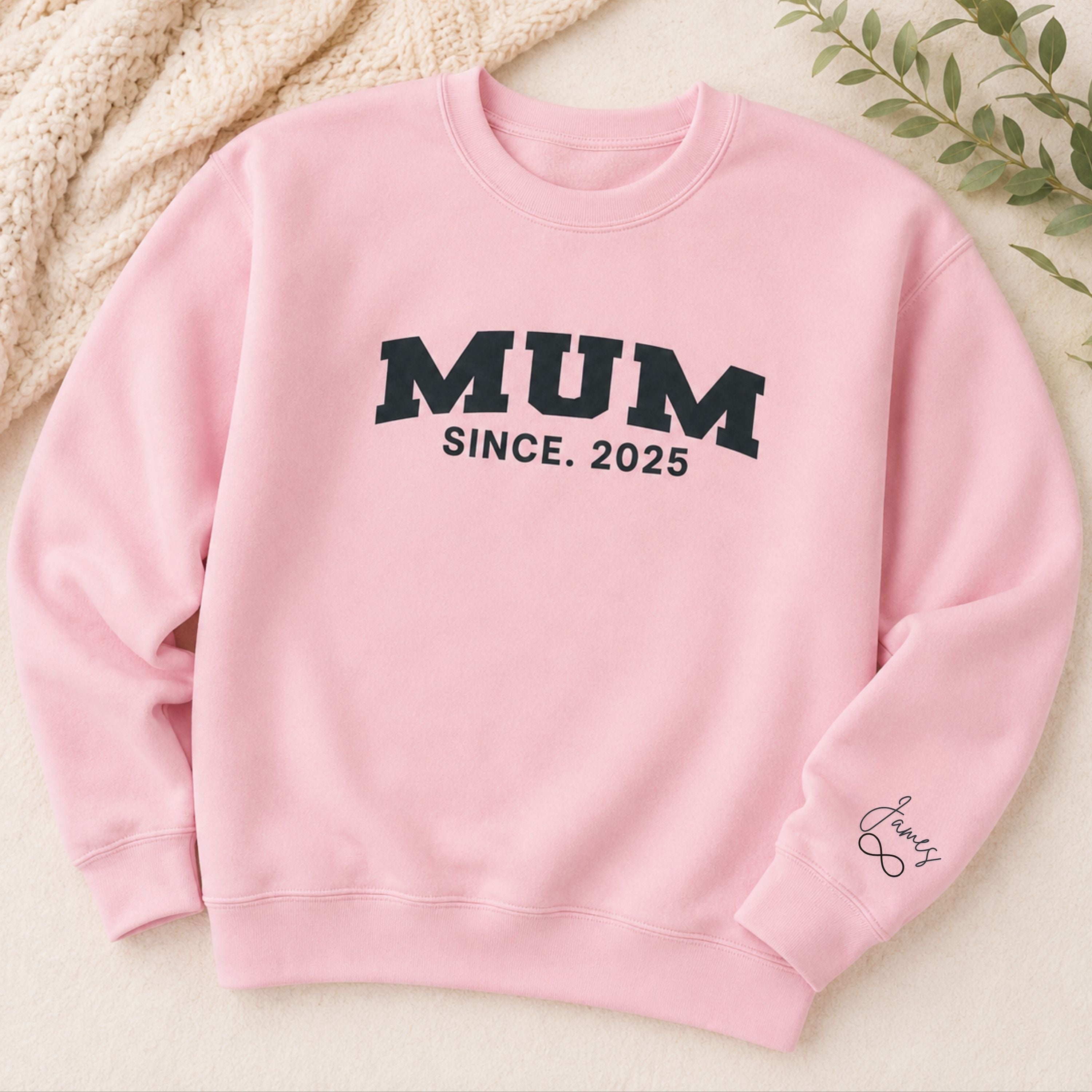 Mum Varsity Since Crewneck Unisex