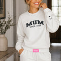 Mum Varsity Since Crewneck Unisex
