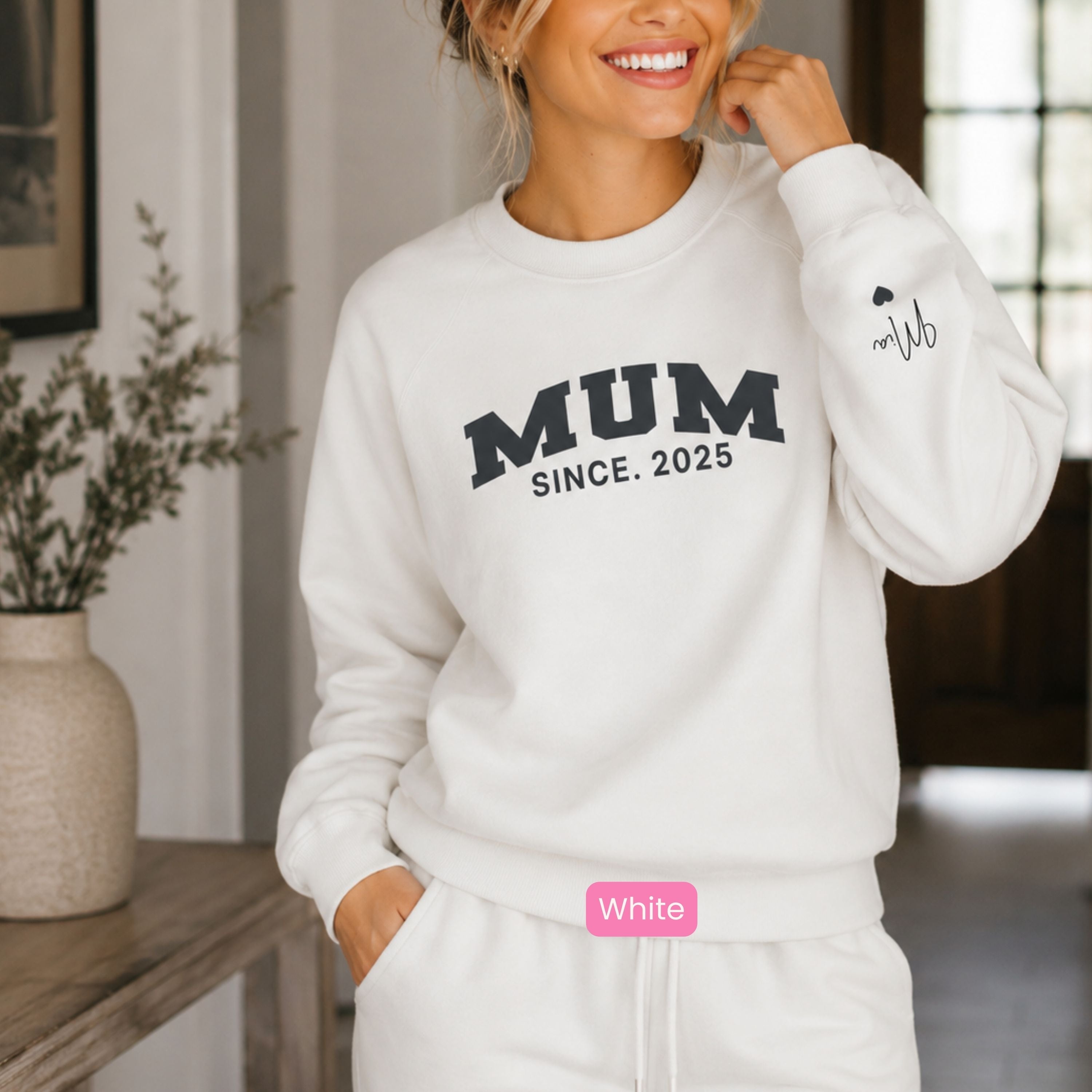 Mum Varsity Since Crewneck Unisex