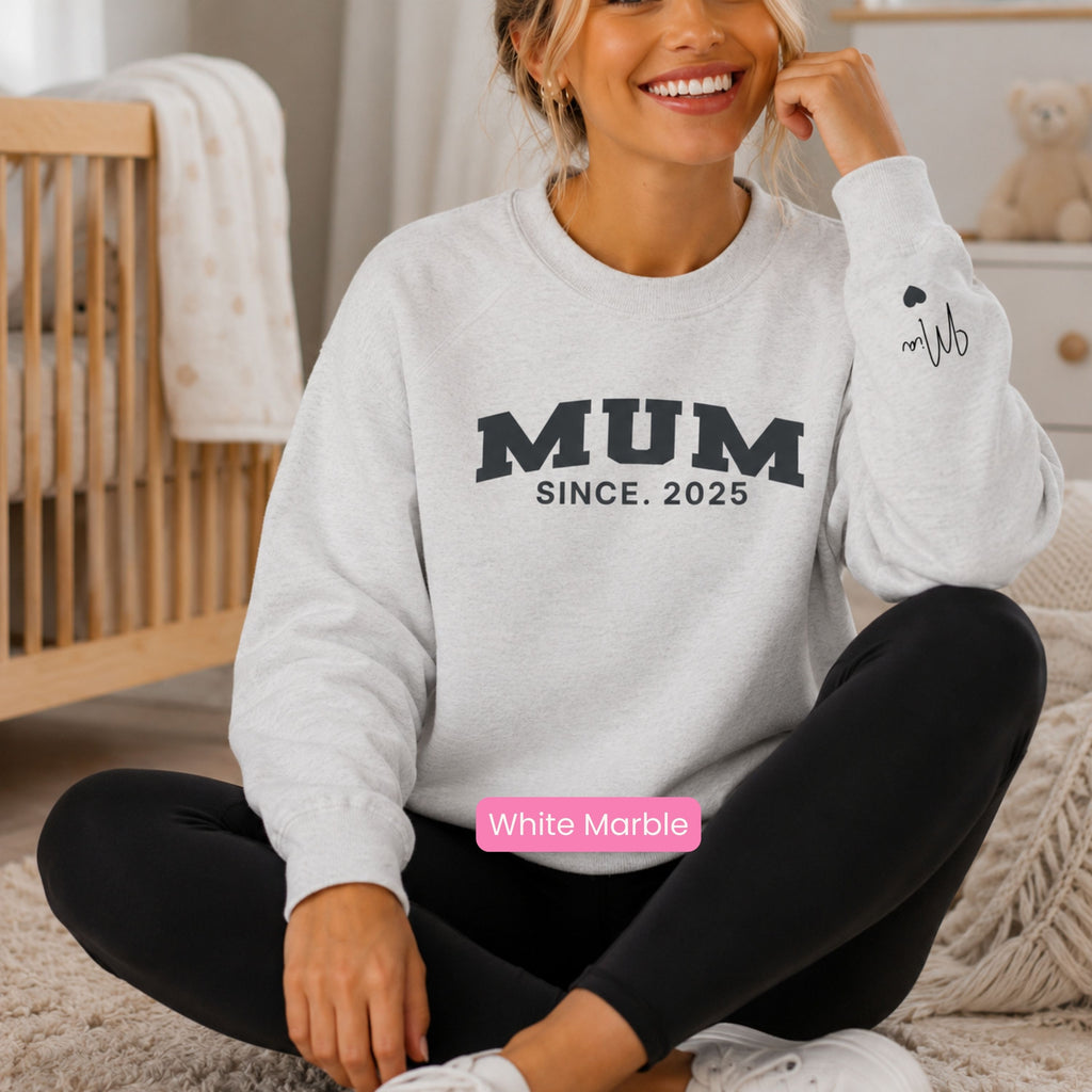Mum Varsity Since Crewneck Unisex