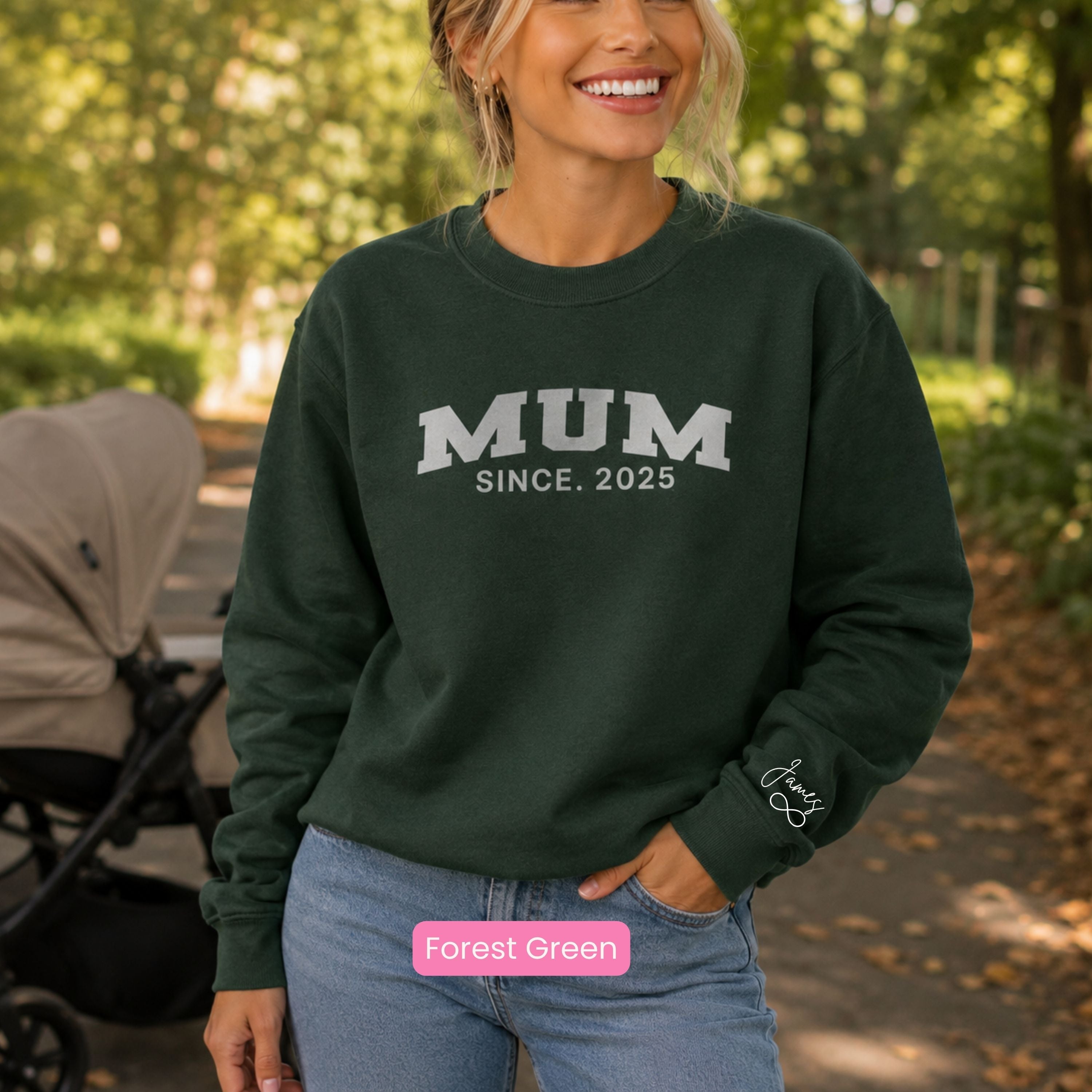 Mum Varsity Since Crewneck Unisex