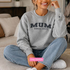 Mum Varsity Since Crewneck Unisex