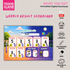 Digital Downloads Netball Routine Chart