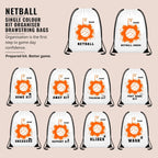 Netball Kit Drawstring Bags