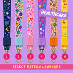 Custom Healthcare Lanyard, Custom Name Badge, Teacher Gift (Neck/Wristlet)