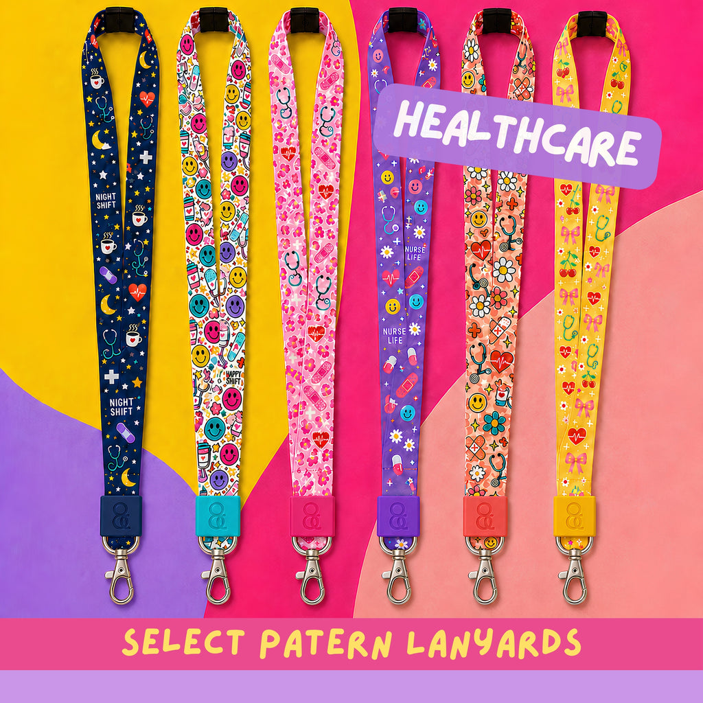 Custom Healthcare Lanyard, Custom Name Badge, Teacher Gift (Neck/Wristlet)