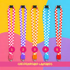 PINK BLOCK Lanyard