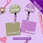Nurse Name Badge Reel & Buddie