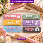 HEALTH CREW Custom Healthcare Name Badge