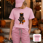 Nurse Cat Halloween Fall TShirt