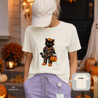 Nurse Cat Halloween Fall TShirt