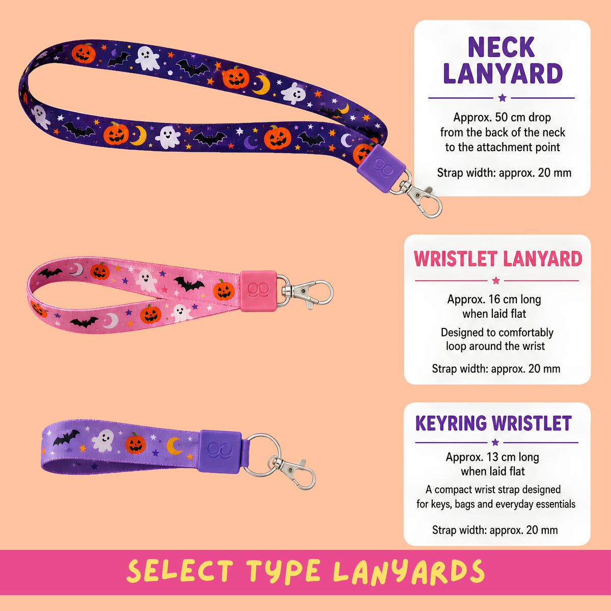 PURPLE BLOCK Lanyard