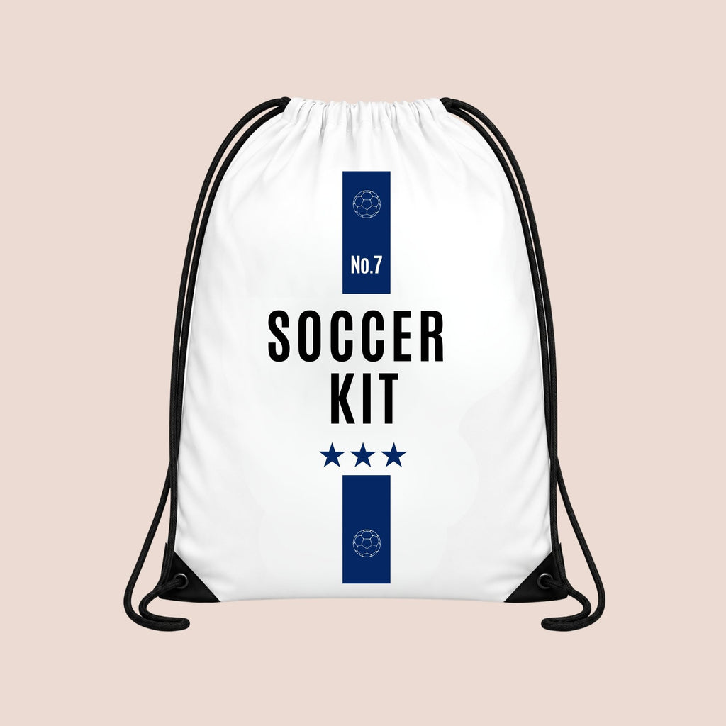 Organised Soccer Drawstring Bags