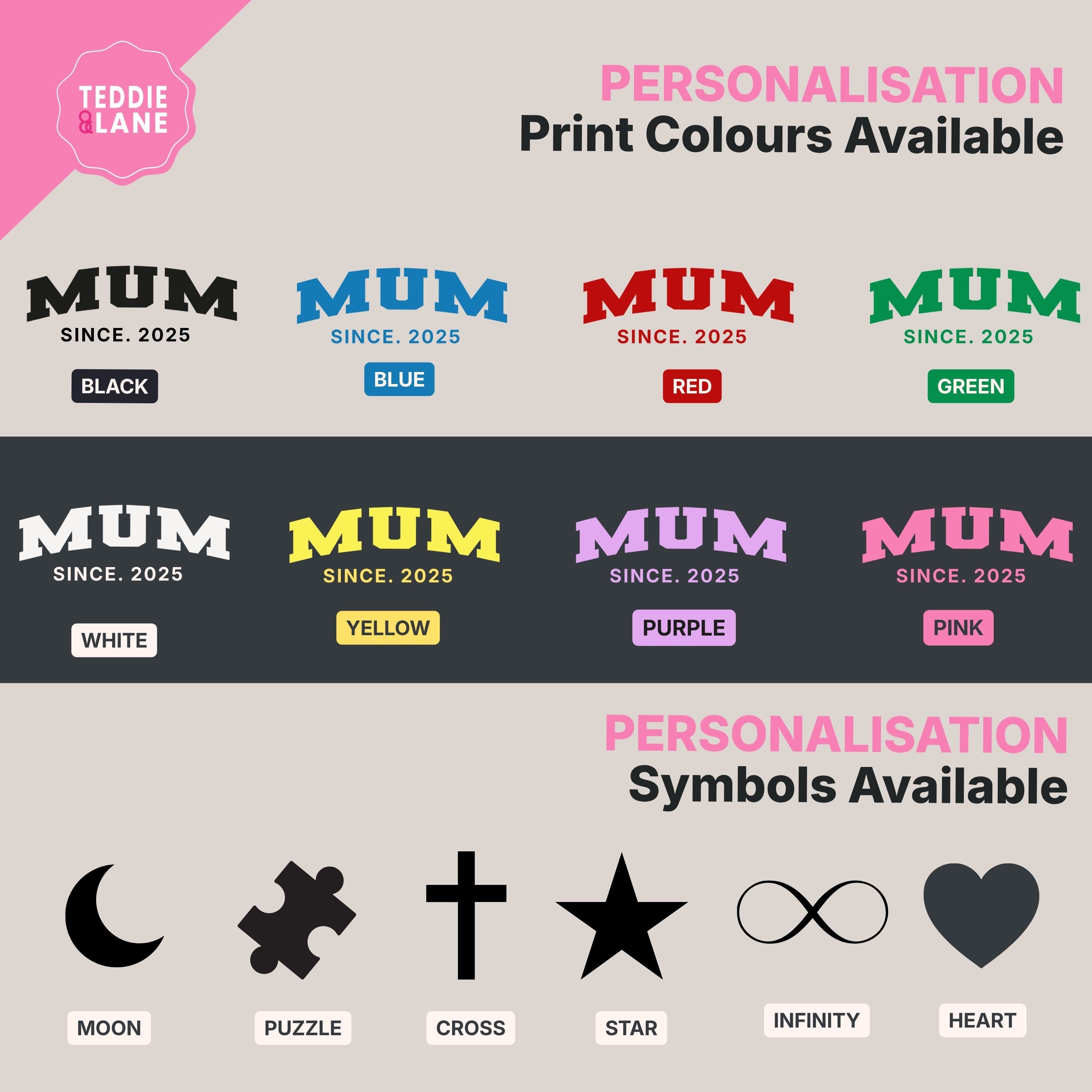 Mum Varsity Since Crewneck Unisex