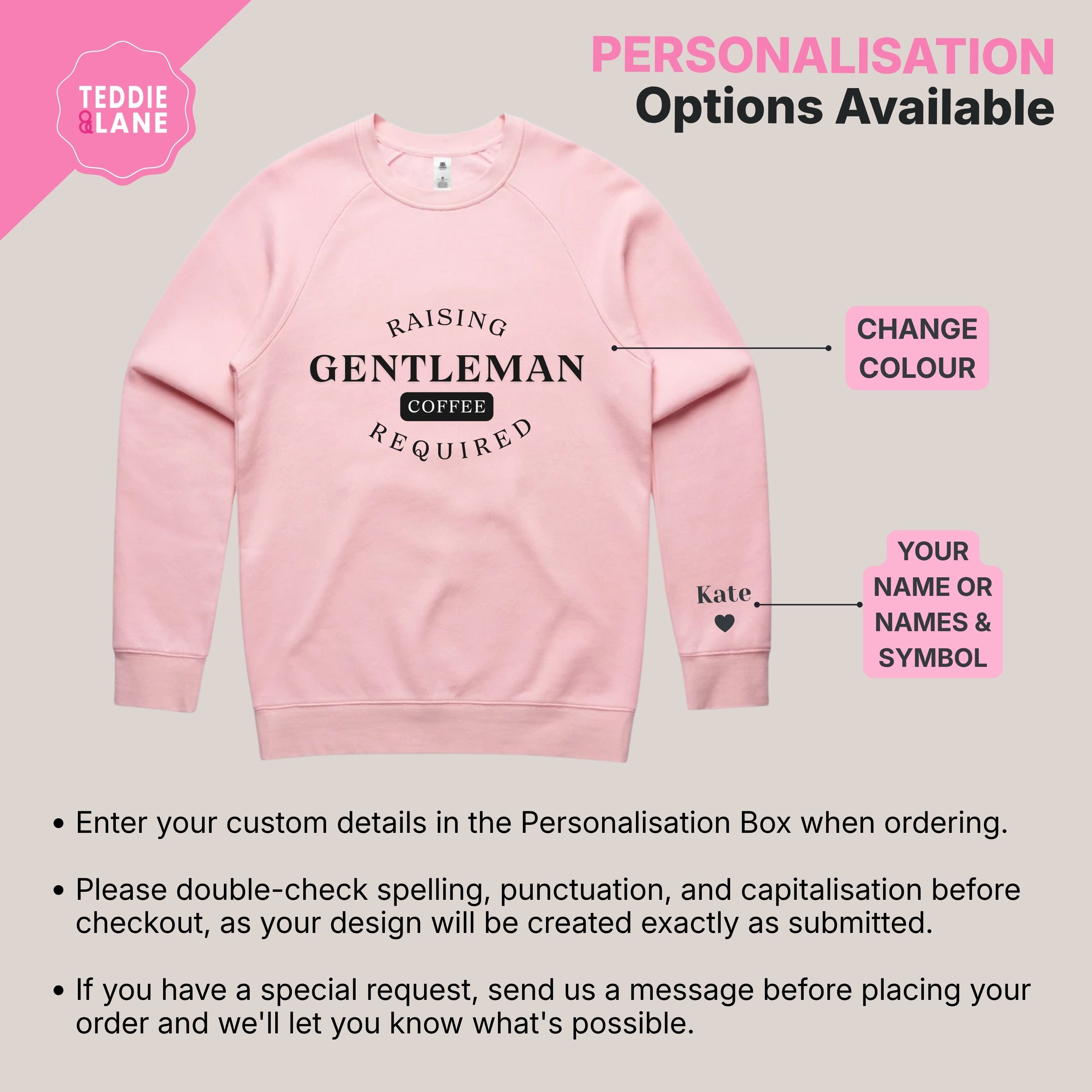 Raising A Gentleman Coffee Required Crewneck Unisex