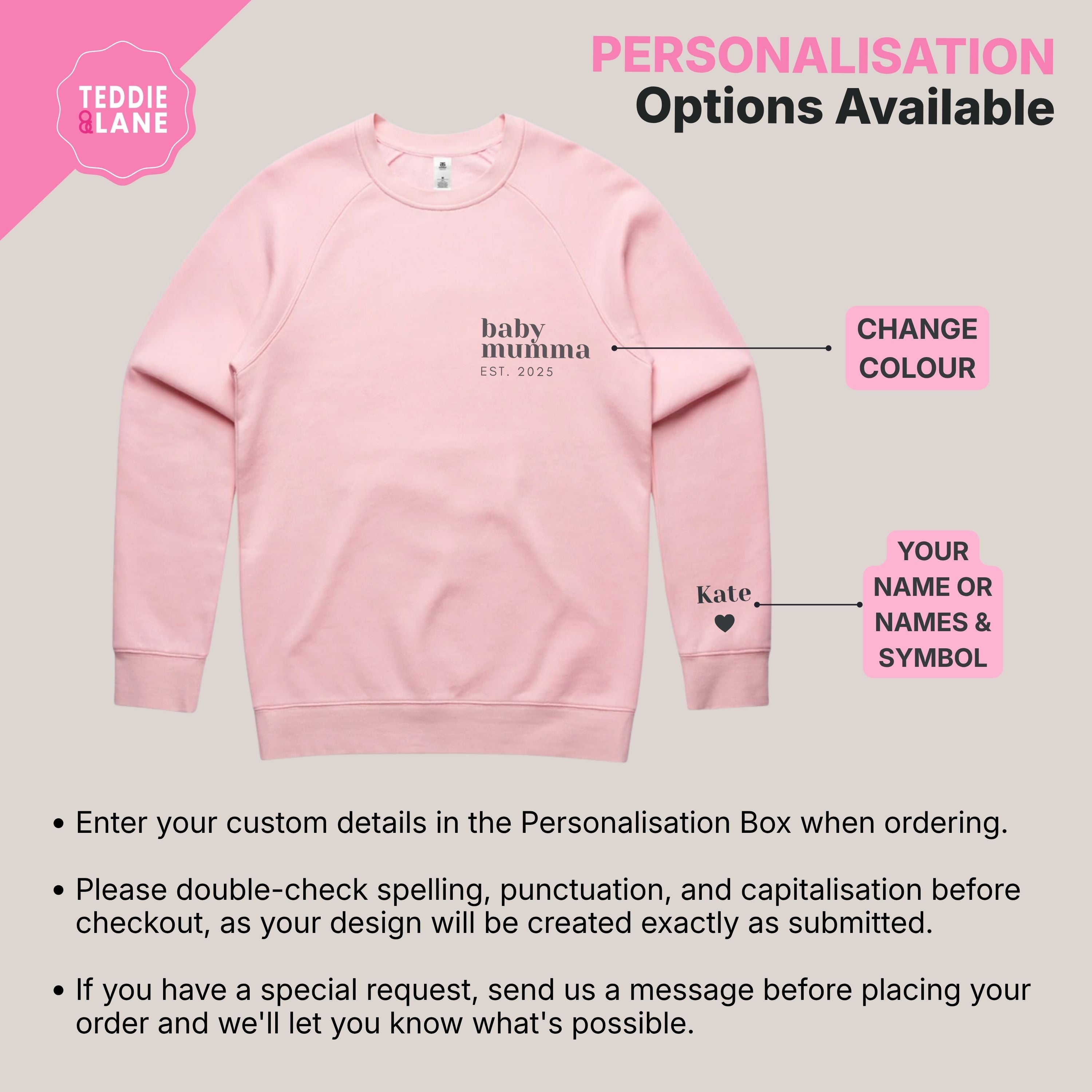 Baby Mumma Crewneck Unisex