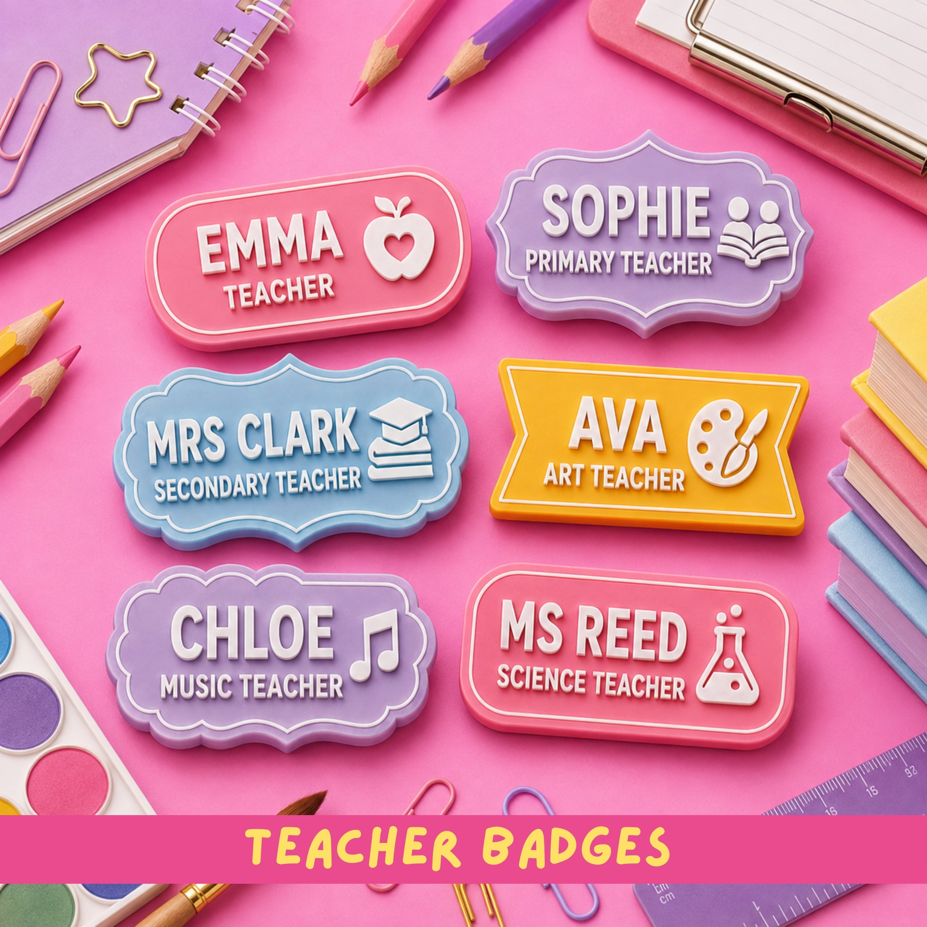Custom EDUCATOR Name Badge