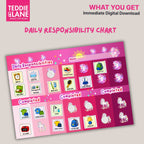 Digital Downloads UNICORN Routine Chart