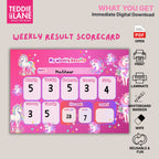 Digital Downloads UNICORN Routine Chart