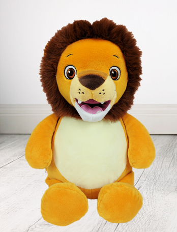 Personalised Teddy Bear - Sig The Lion Cubbie - Teddie & Lane