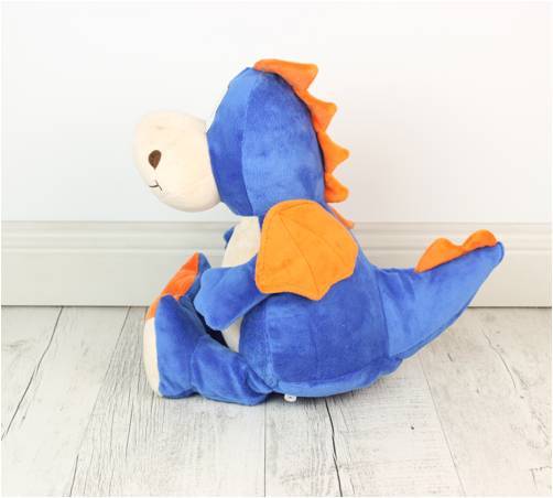 Birth Dragon Blue Cubbie - 40cm - Teddie & Lane