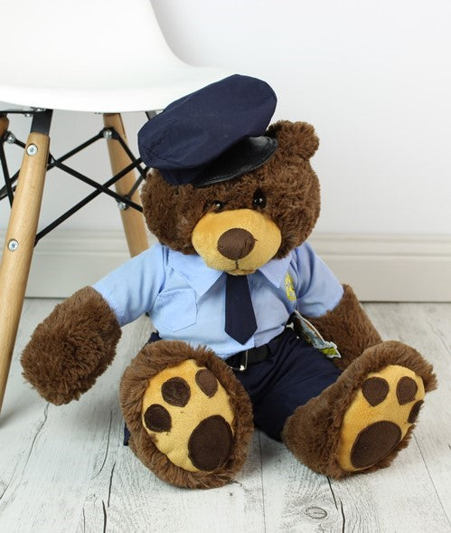 Police Mojo Brown Teddy - 45cm - Teddie & Lane