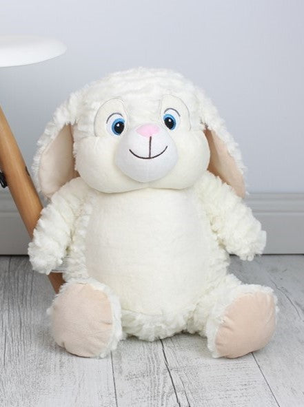 Personalised Teddy Bear - EASTER White Bunny Cubbies - Teddie & Lane