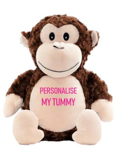 Huggles the Monkey Cubbie - 40cm - Teddie & Lane
