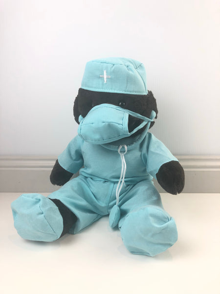 Doctor/Nurse Personalised Teddy -  AUBURN 43CM - Teddie & Lane
