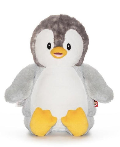 Personalised Teddy Bear - Penguin Grey